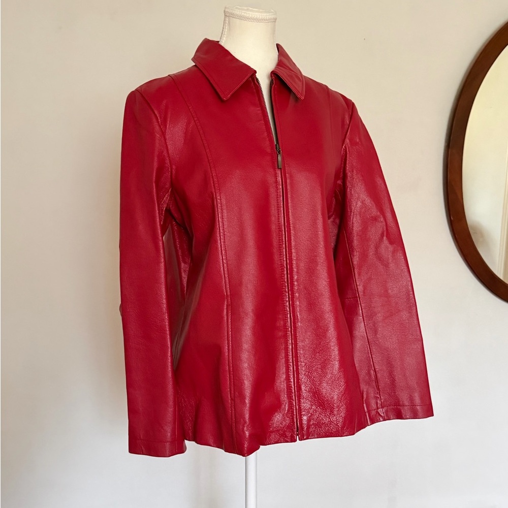 %100 Leather Vintage Jacket